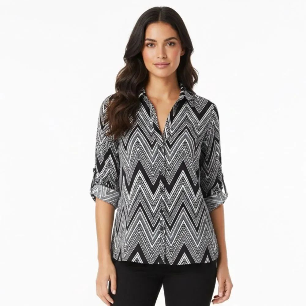 Take 50% OFF- Perception Women’s Blouse, Size-1X